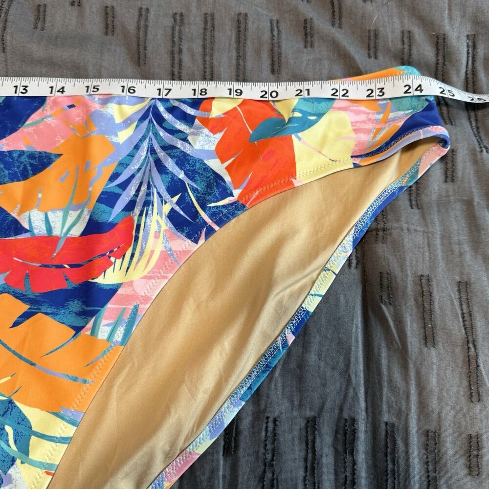Old Navy Bikini Bottoms Women’s 4X Tropical Leaf Print Lined Swim Brief Beach - Picture 5 of 7
